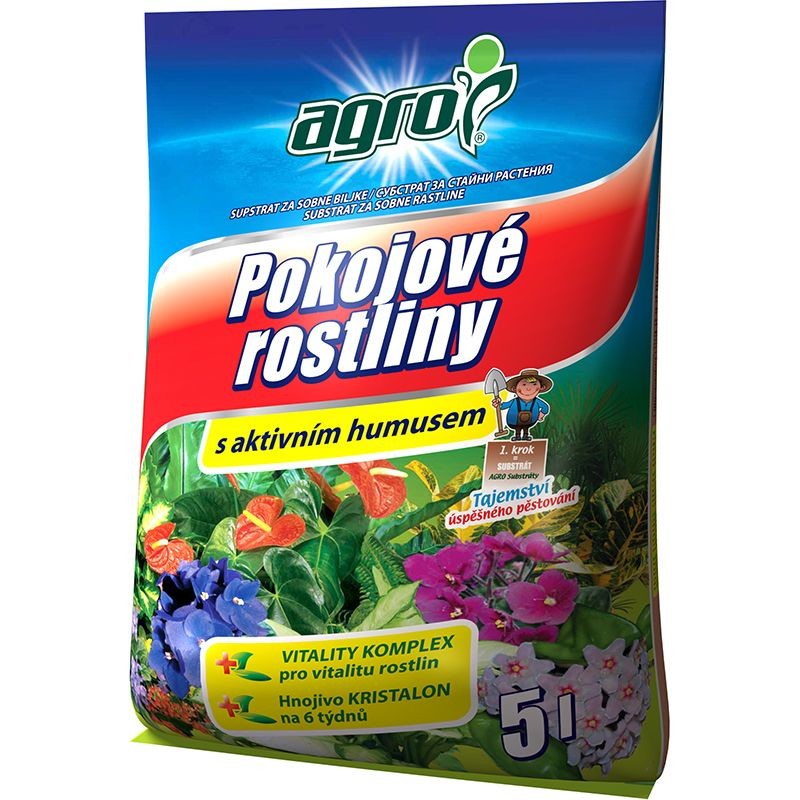 Agro substrát pokojové rostliny