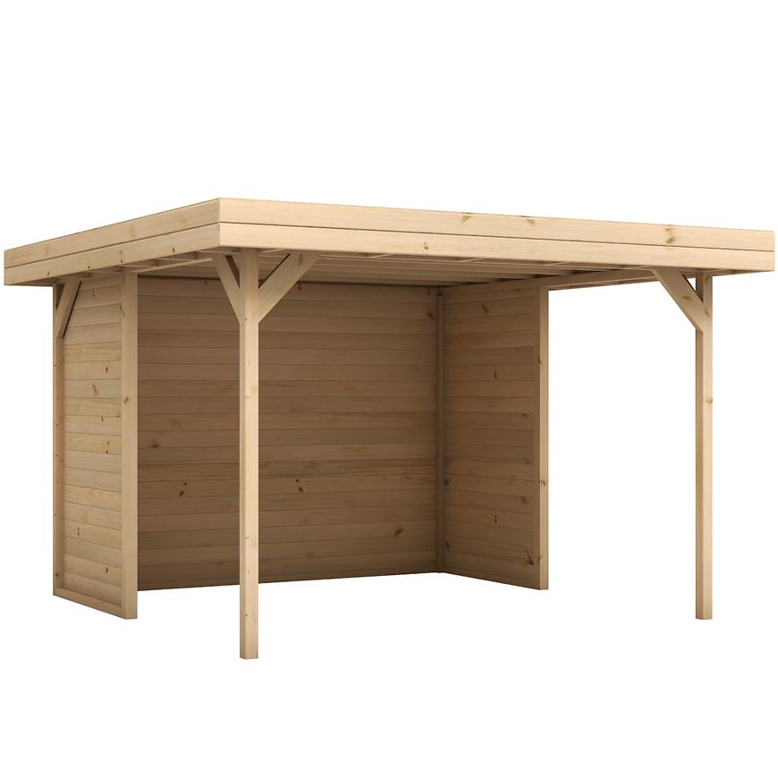 Altán IRGA 350 x 350 cm se stěnou BAUMAX