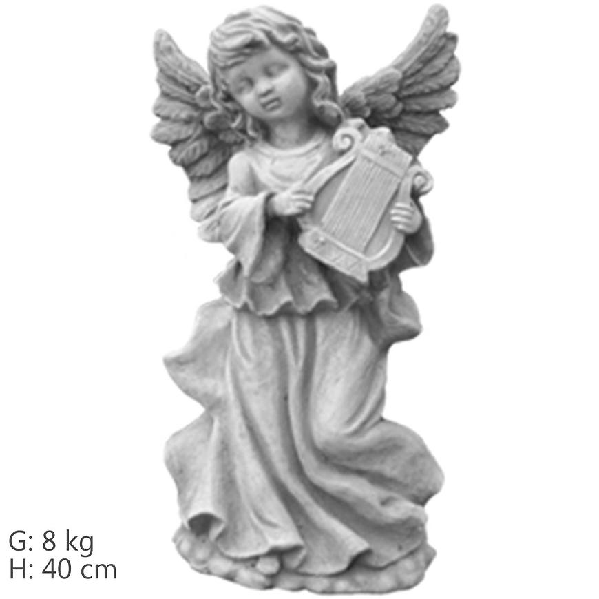 Anděl s harfa H-40 G-8 ART-635B BAUMAX
