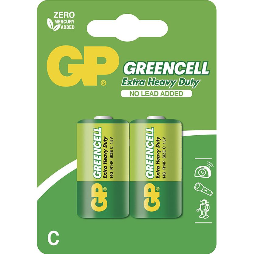 Baterie Greencell B1231 GP R14 2BL BAUMAX