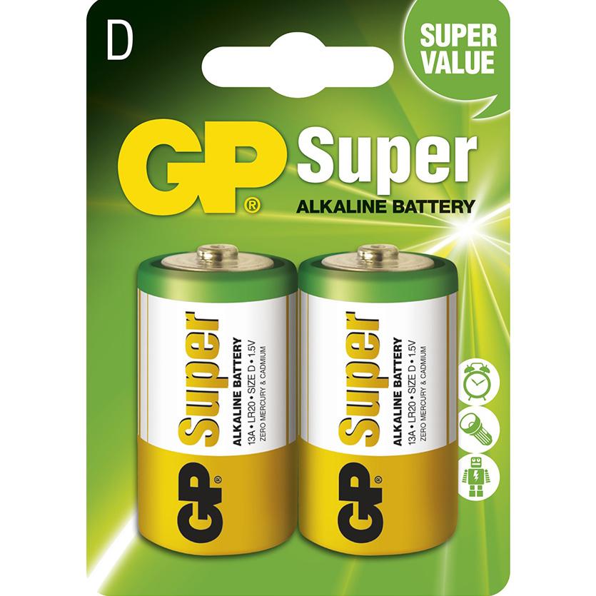 Baterie Super B1341 GP LR20 2BL BAUMAX