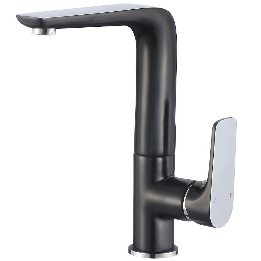 Baterie dřezová stojánková Gemini Black AQUA MERCADO