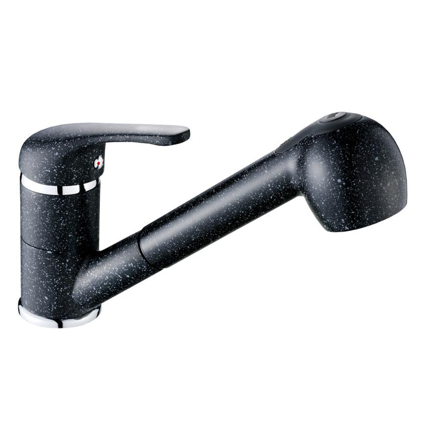 Baterie dřezová stojánková Sw-0524-q5 izyda černá BAUMAX