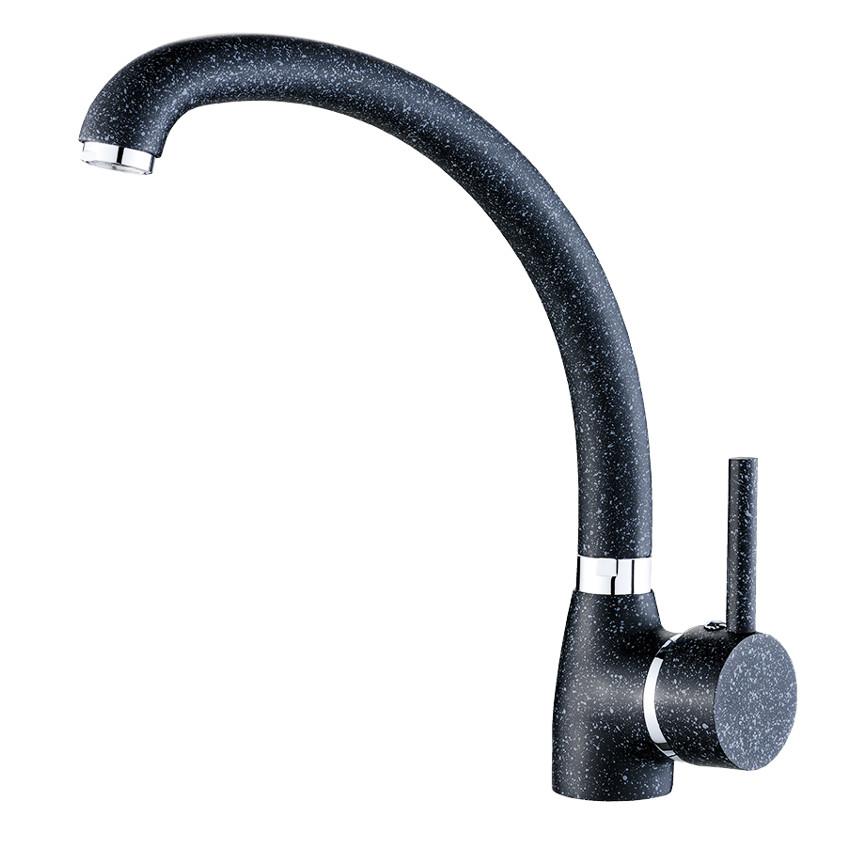 Baterie dřezová stojánková Sw-0834a9g-q5 hera černá BAUMAX