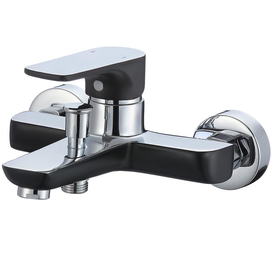 Baterie vanová nástěnná Gemini Black AQUA MERCADO