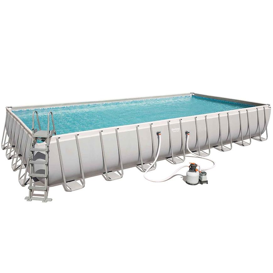 Bazén obdélníkový kovový rám + filter 9.56 x 4.88 x 1.32 56623 BESTWAY