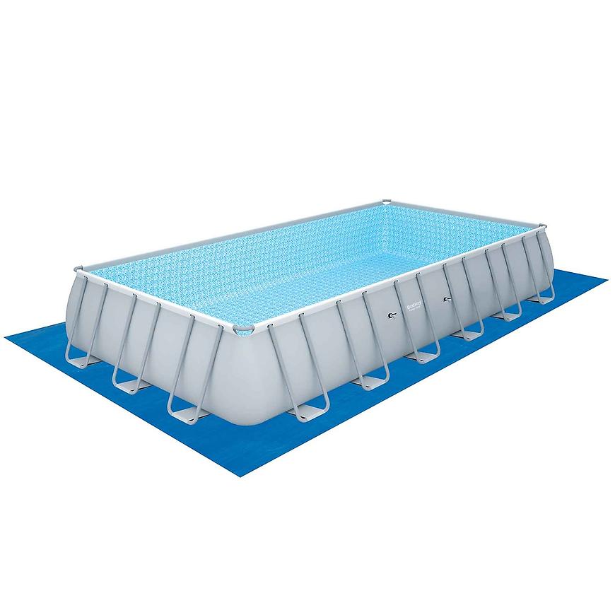 Bazén obdélníkový kovový rám + filtr 7