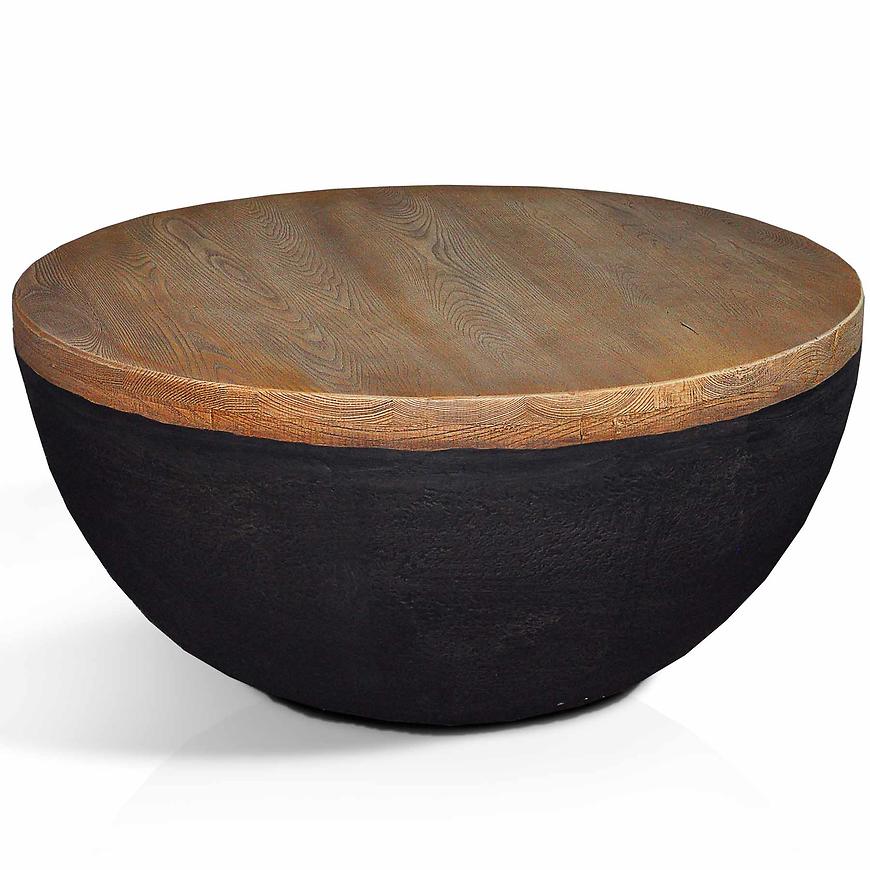 Betonový stolek Bowl 80cm MGO-0018b BAUMAX