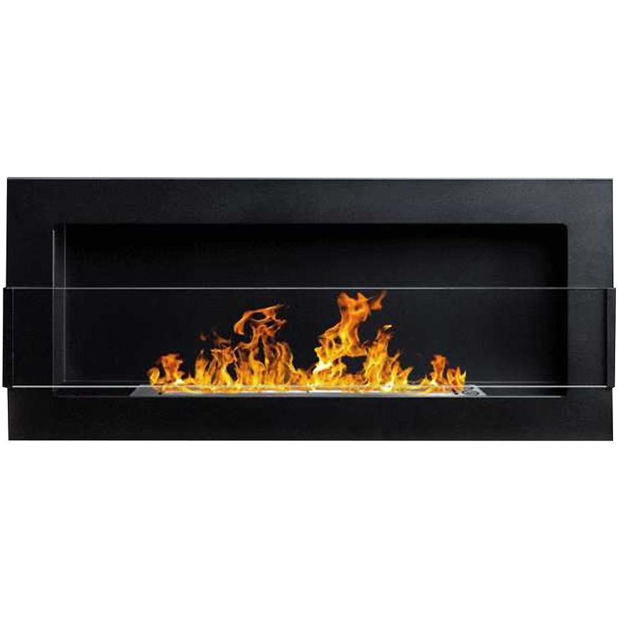 Biokrb 900x400 černá strukturální se sklem BAUMAX