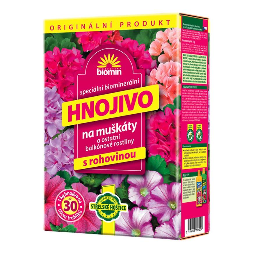 Biomin - hnojivo na muškáty 1 kg BAUMAX