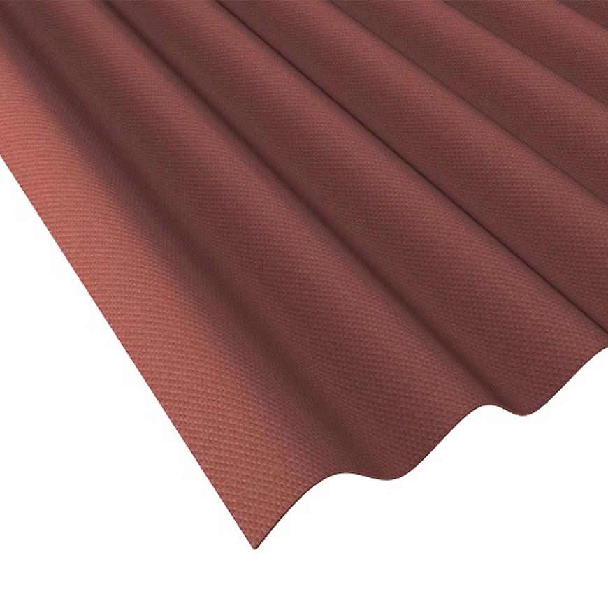 Bitumenová vlnitá deska 2000 x 860 mm červená BAUMAX