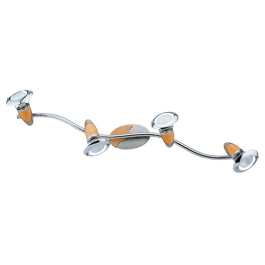 Bodové svítidlo R5026b-4s satén-chrom BAUMAX