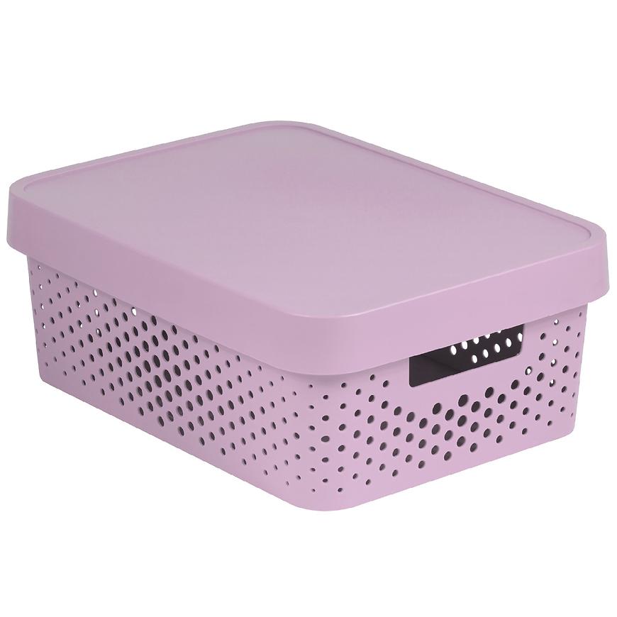 Box s víkem infinity 11l 229155 růž. BAUMAX