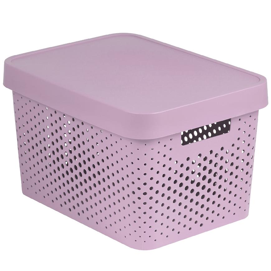 Box s víkem infinity 17l 229152 růž. BAUMAX