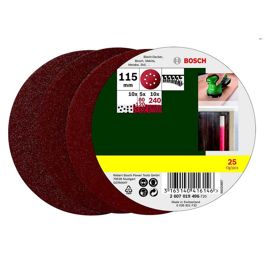 Brusný papír pro Excent BOSCH