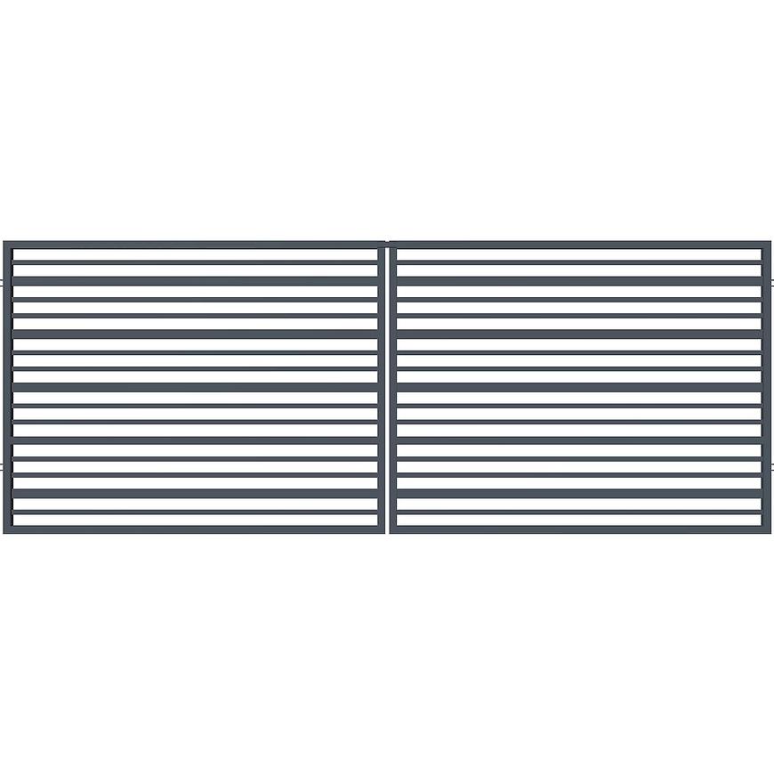 Brána Rubin 150 x 400 cm W01345