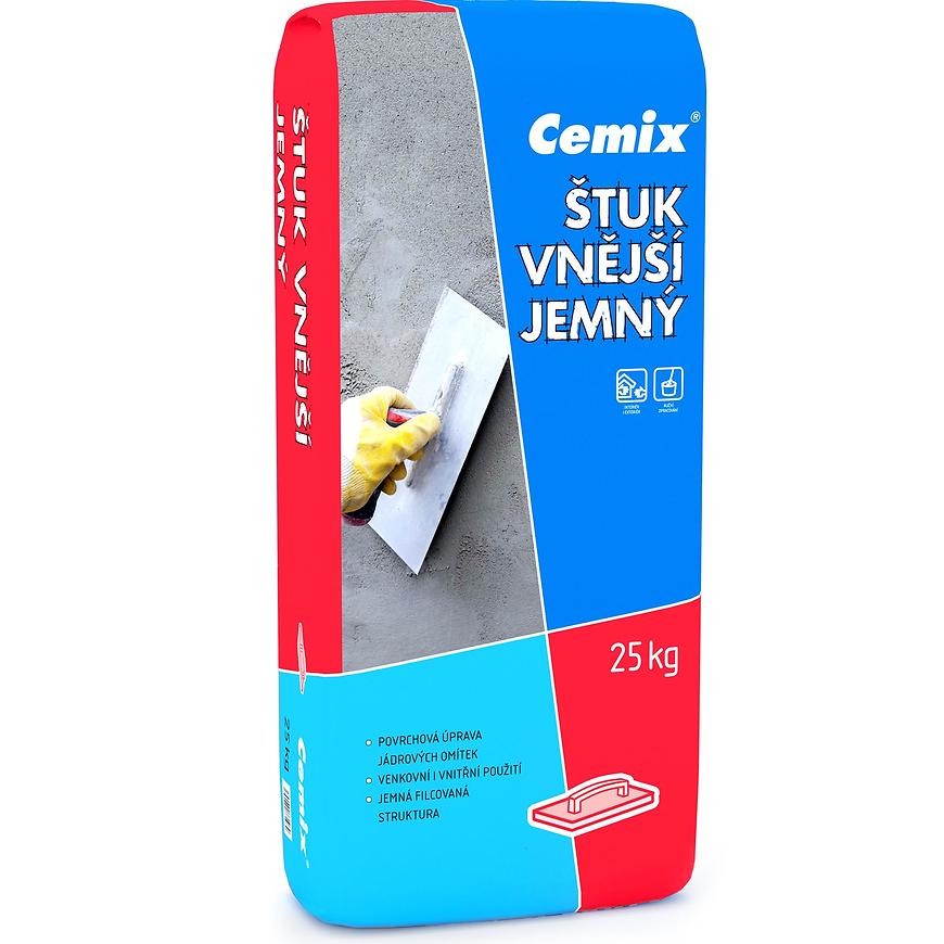 Cemix Štuk Vnější Jemný 25 kg CEMIX