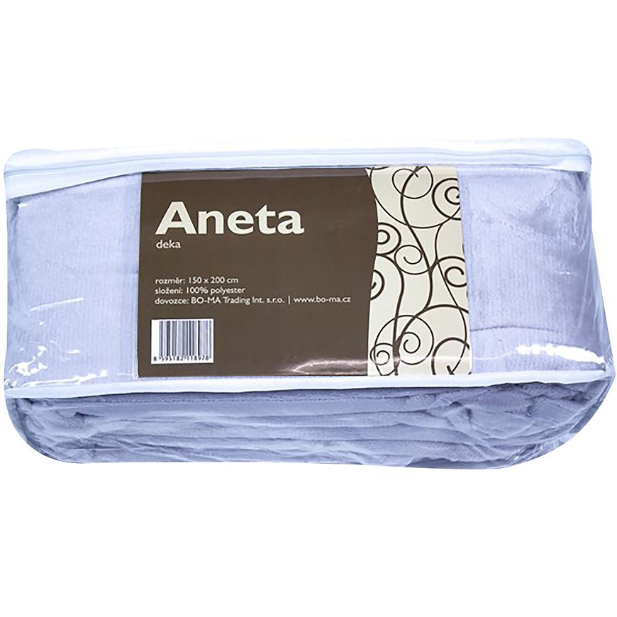Deka 150x200 Aneta fialová perleť VESNA