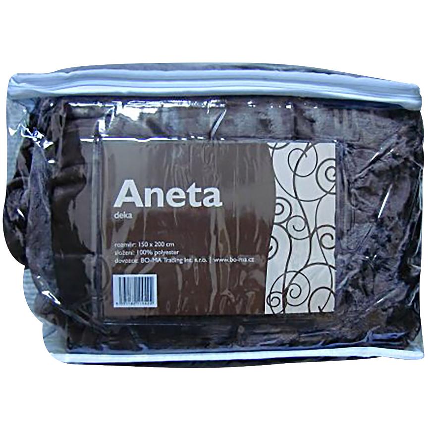 Deka 150x200 Aneta hnědá VESNA