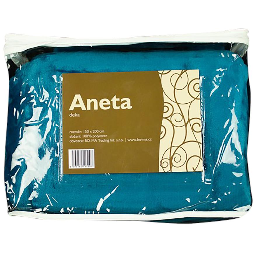 Deka 150x200 Aneta modrá petrol VESNA