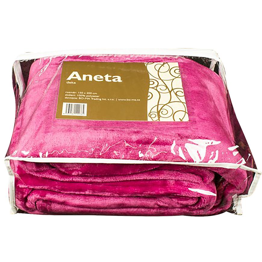 Deka 150x200 Aneta růžová plum VESNA