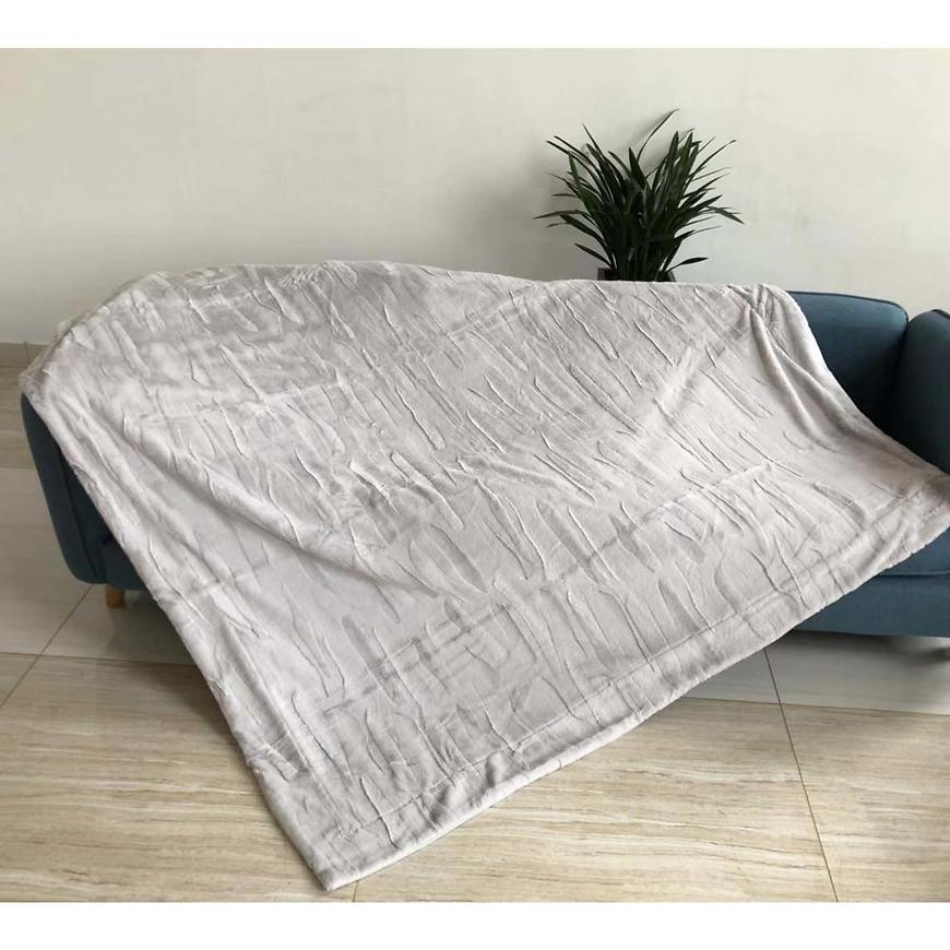 Deka cl1804006 170x220 sv. Šedá BAUMAX