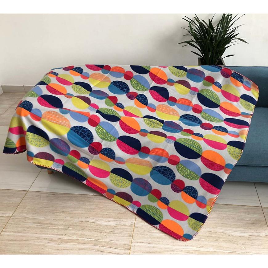 Deka cl1804007 170x220 bílá-modrá BAUMAX