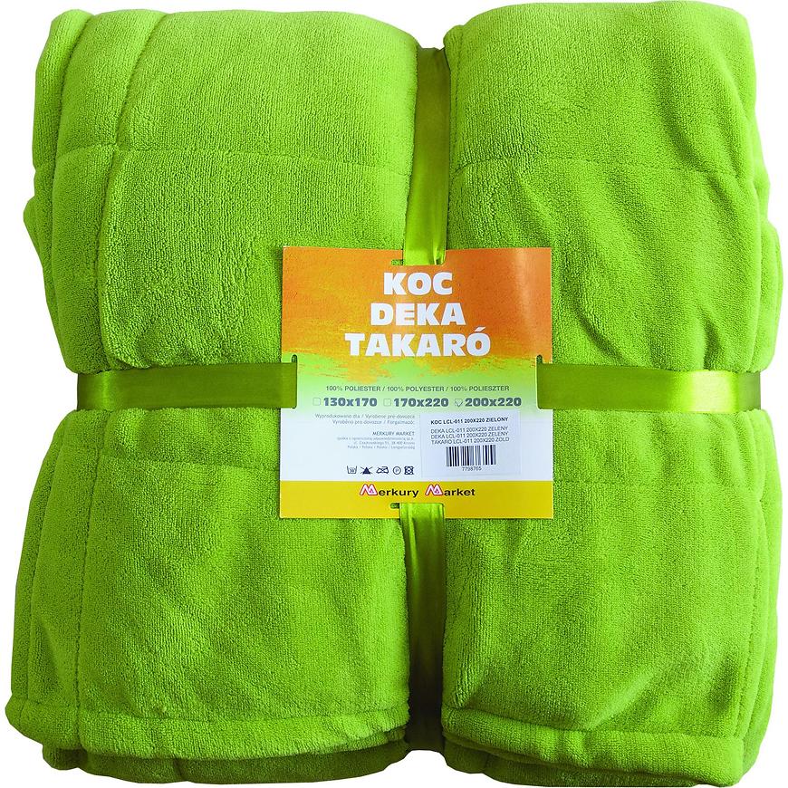 Deka lcl-011 170x220 zelená BAUMAX