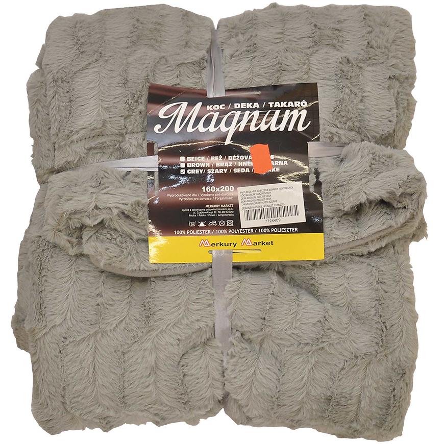 Deka magnum 160x200 šedá BAUMAX