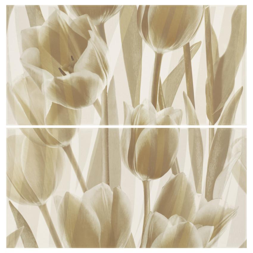 Dekor Coraline panel - tulipány 2X/30/60 CERAMIKA PARADYŻ