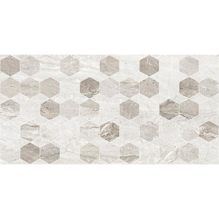 Dekor Marmo Milano Hexagon Light Grey 30/60 AQUAMERCADO