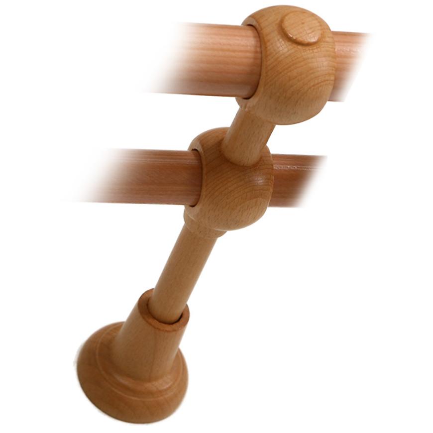 Držák Helios dvojitý buk (2ks) BAUMAX