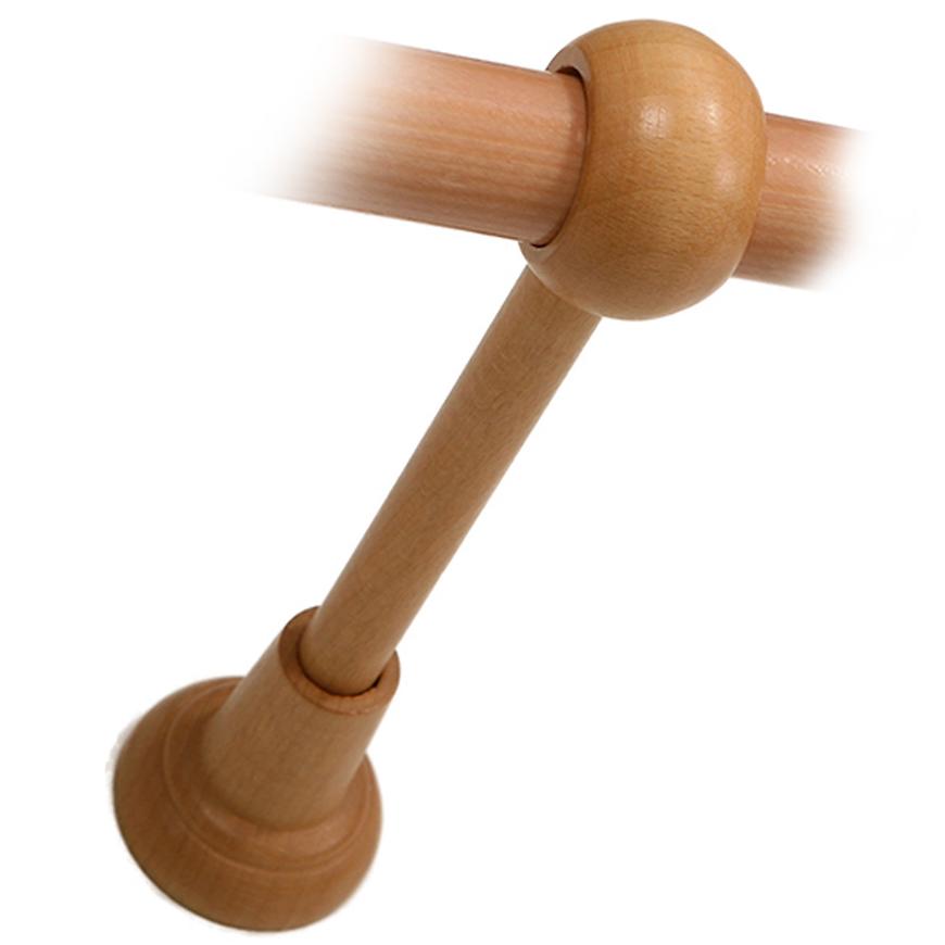 Držák Helios jednoduchý buk (2ks) BAUMAX