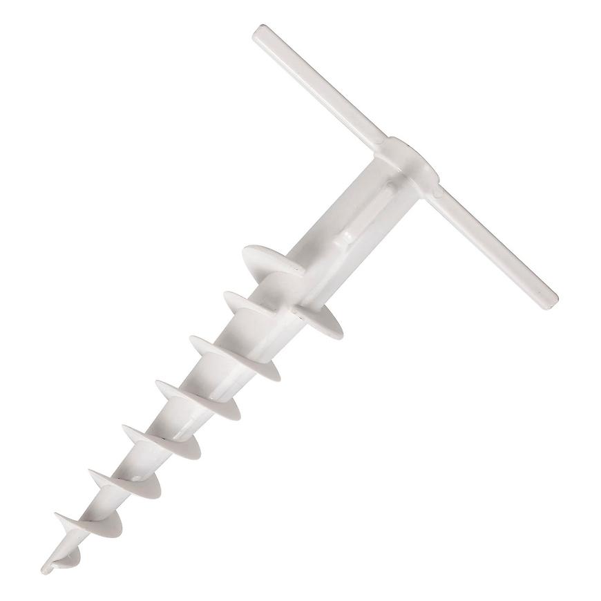 Držák slunečníku závrtný zyt 5533 bílá BAUMAX