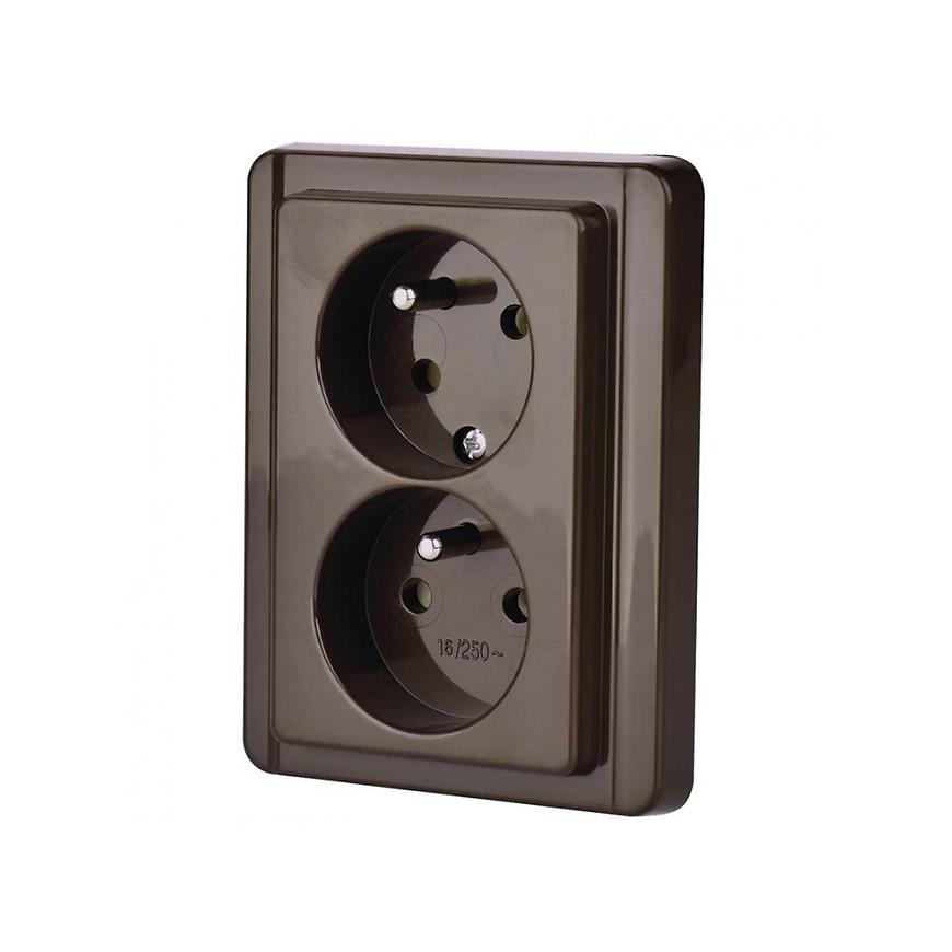 Dvojitá zásuvka TESLA