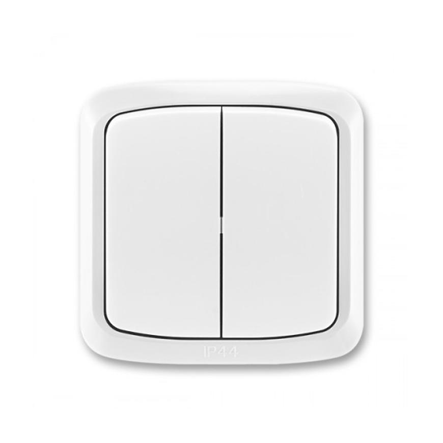 Dvojnásobný vypínač 3558a-w05340b tango ABB