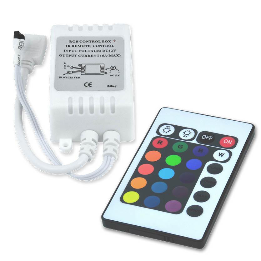 Dálkový ovladač + regulátor PRO LED PÁSKŮ RGB BAUMAX