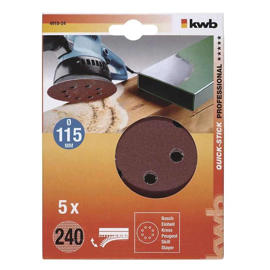 Děrovaný brusný papír k exc. brus. 115 k240 sb BAUMAX