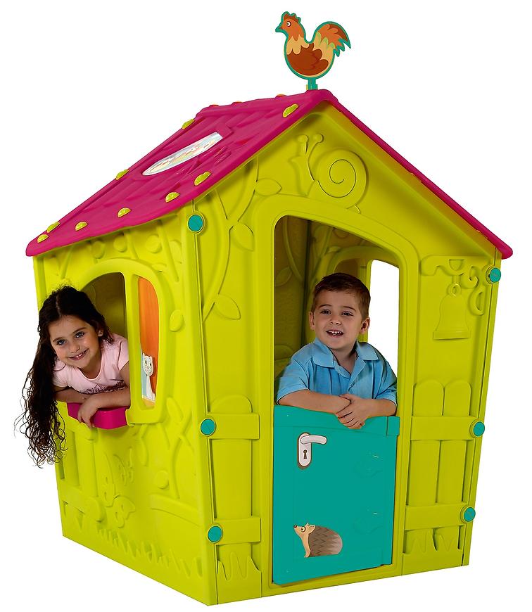Dětský Dům Magic Playhouse Zeleno-Růžové 17185442 BAUMAX