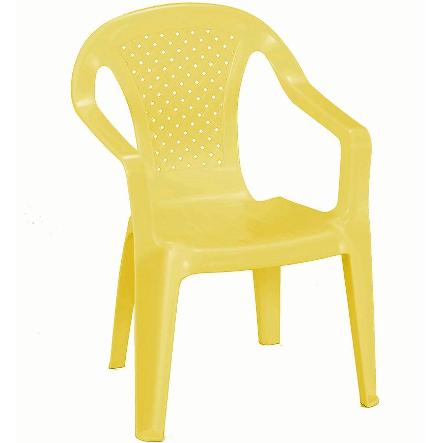 Dětský židle žlutý 46202 BAUMAX