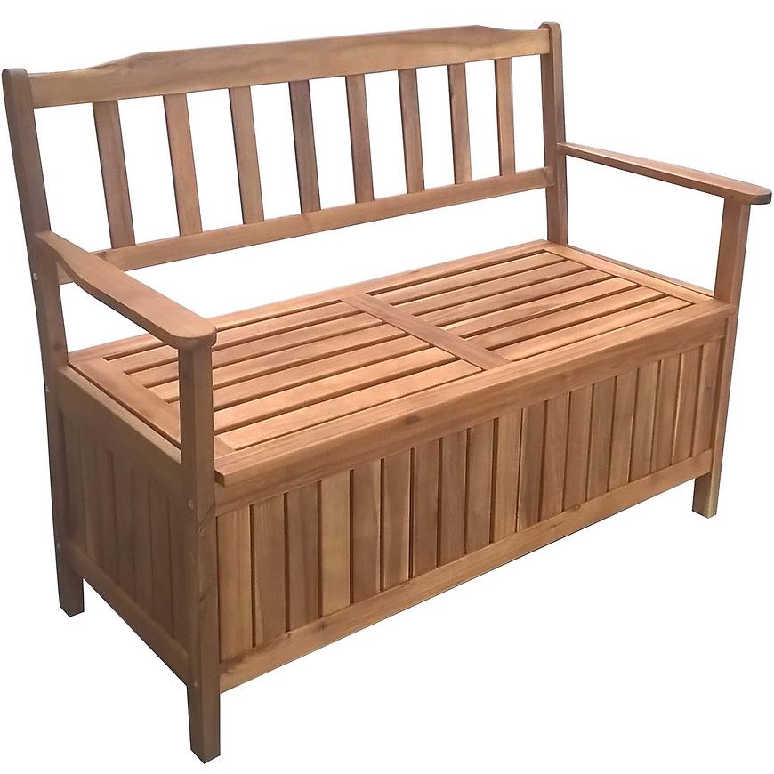 Dřevěná lavice s truhla 120x57x90 B021DNCC BAUMAX