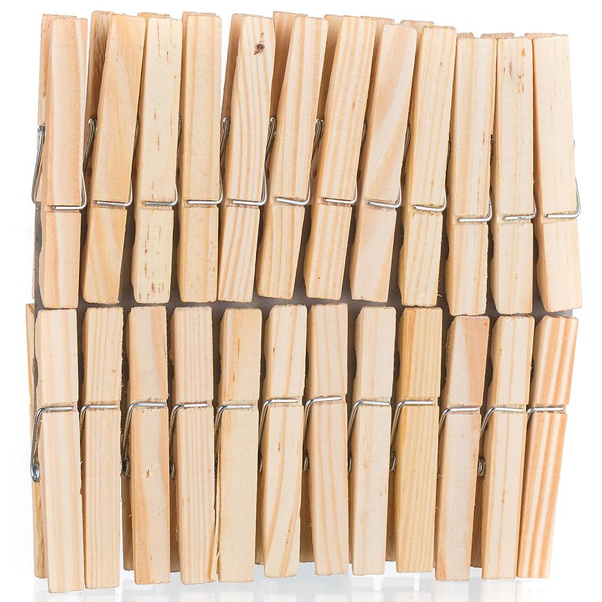 Dřevěné kolíčky economy 24 ks BAUMAX