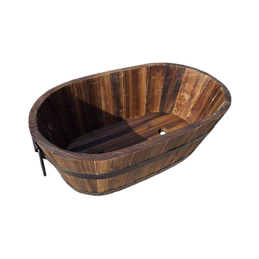 Dřevěný květináč 50 x 30 x 21 XL005A BAUMAX