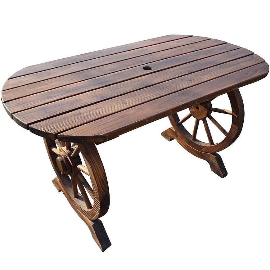 Dřevěný stůl 120x65x68 xl217 BAUMAX