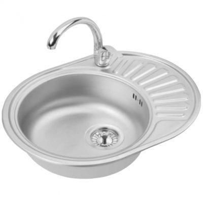 Dřez Aston 40 570x440 + bateria + sifon BAUMAX