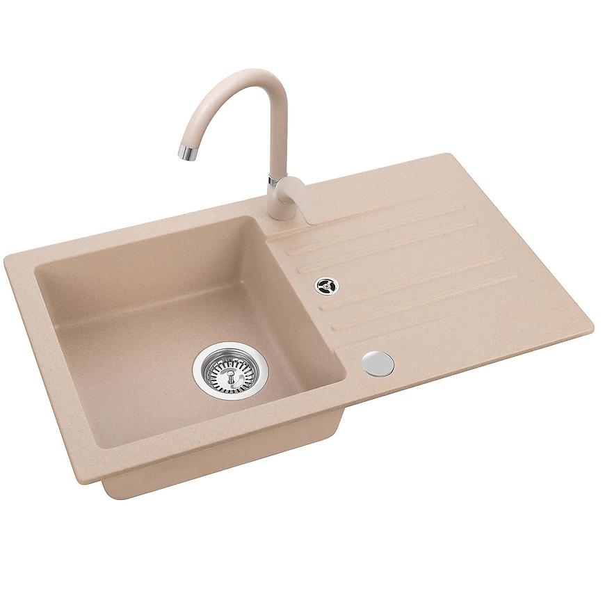 Dřez Danton 750X420 béžová + SYFON ALVEUS