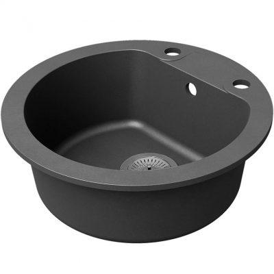 Dřez Granitový 1k 510x510 Šedá BAUMAX