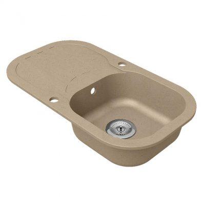 Dřez Granitový 1k 780x435 Béžový BAUMAX