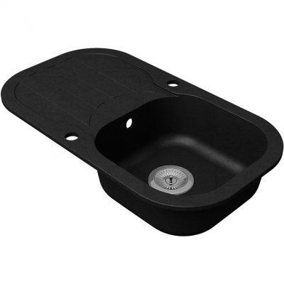 Dřez Granitový 1k 780x435 Černá BAUMAX