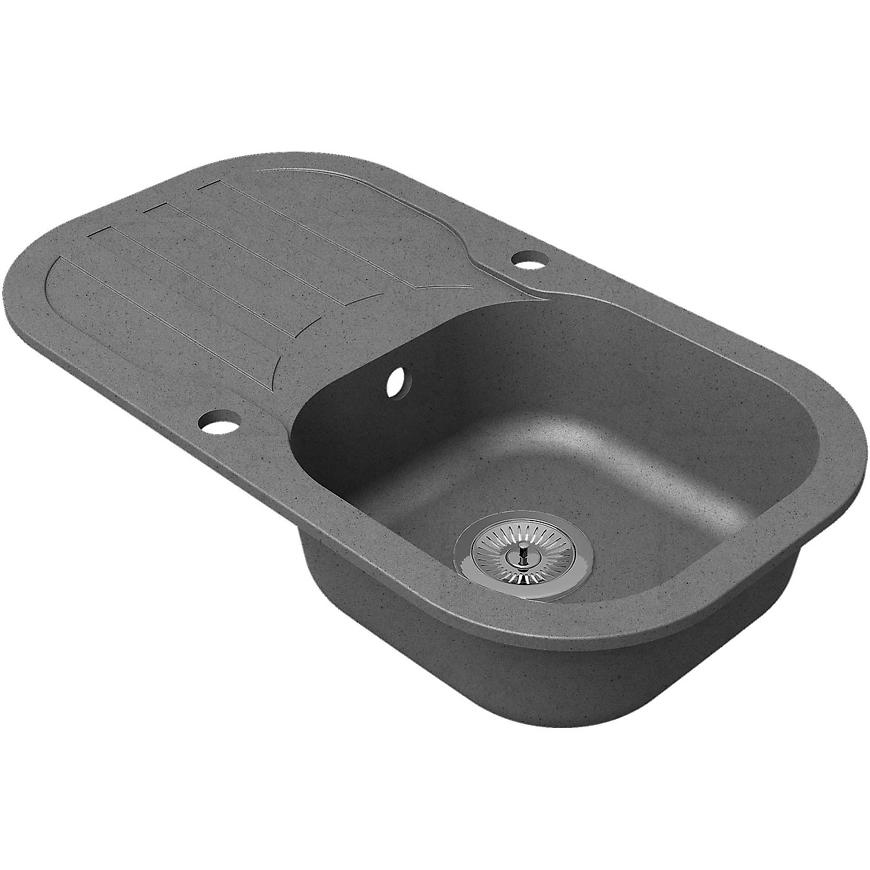 Dřez Granitový 1k 780x435 Šedá BAUMAX